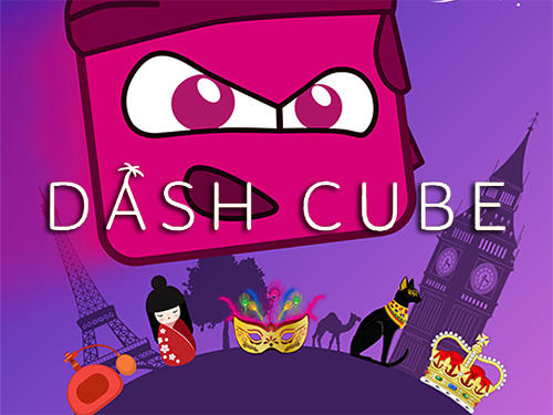 Dash cube: Mirror world tap tap game постер приложения