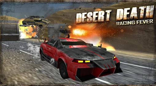 Desert death: Racing fever 3D постер приложения