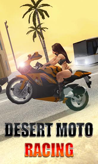 Desert moto racing постер приложения